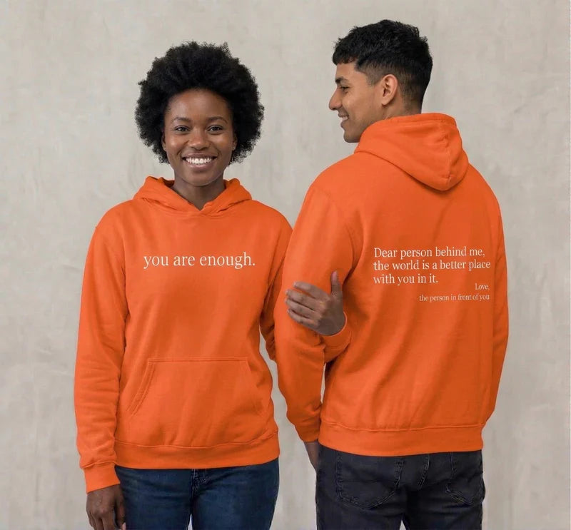 Cozy Unisex Fleece Hoodie with Graphic Print and Front Pocket