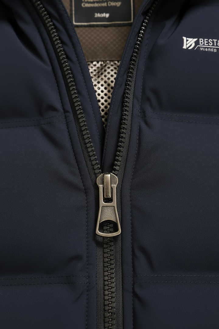 Casaco casual masculino oversized e com capuz