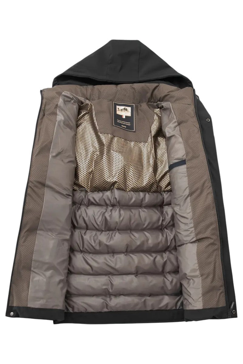 Casaco casual masculino oversized e com capuz
