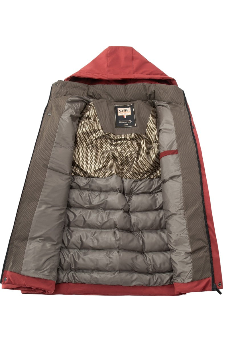 Casaco casual masculino oversized e com capuz
