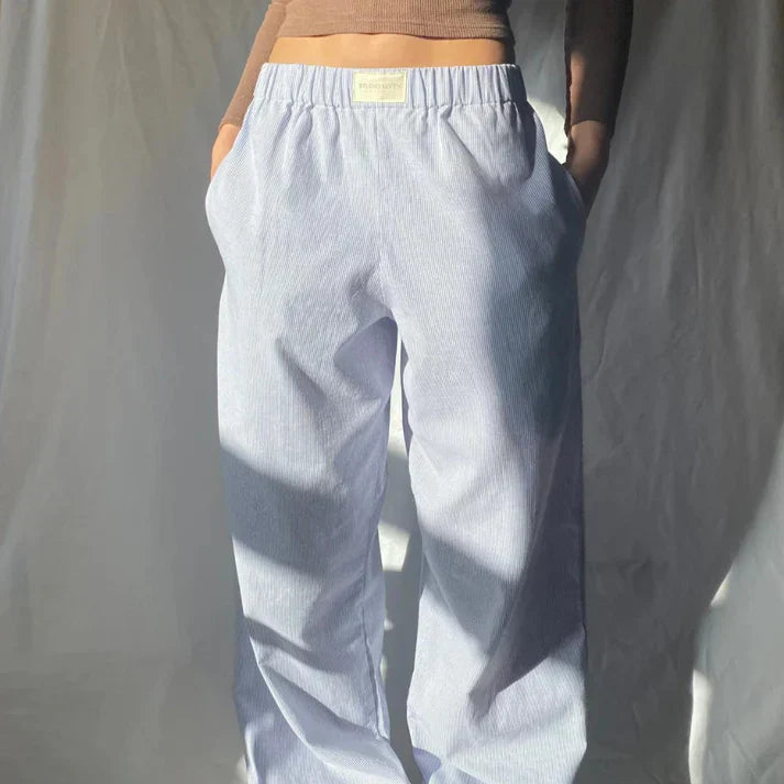 Samantha | Women's Stylish Linen Pants for a Fresh Look-The Yellow Prime
