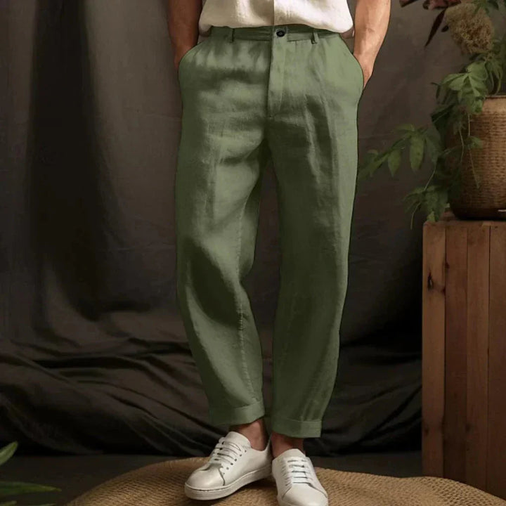 Men's Lightweight Linen Pants – Perfect for Summer Comfort-The Yellow Prime