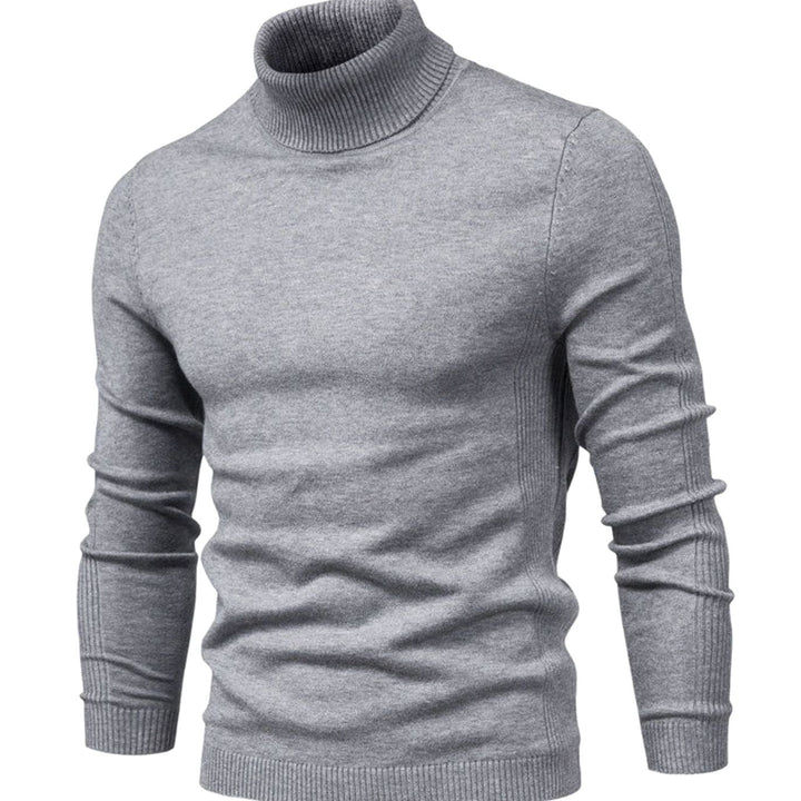 Men's Tailored Turtleneck Knit Sweater
