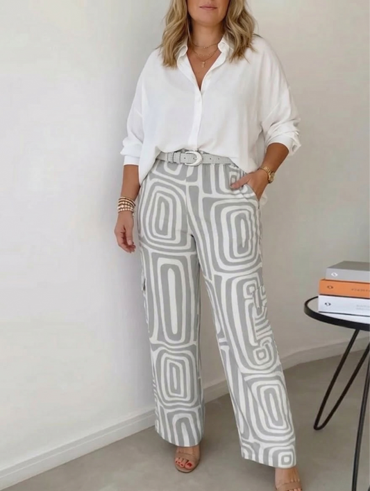 Women's Comfortable Stylish Set with Free Belt – Everyday Essential