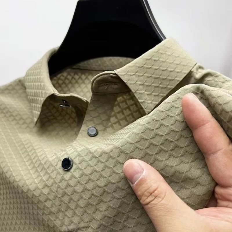 Frits | Men's Luxurious Summer Polo Shirt in Silky-Soft Fabric-The Yellow Prime