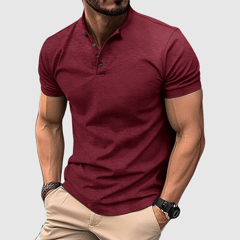 Men's Classic Breathable Polo Shirt-The Yellow Prime