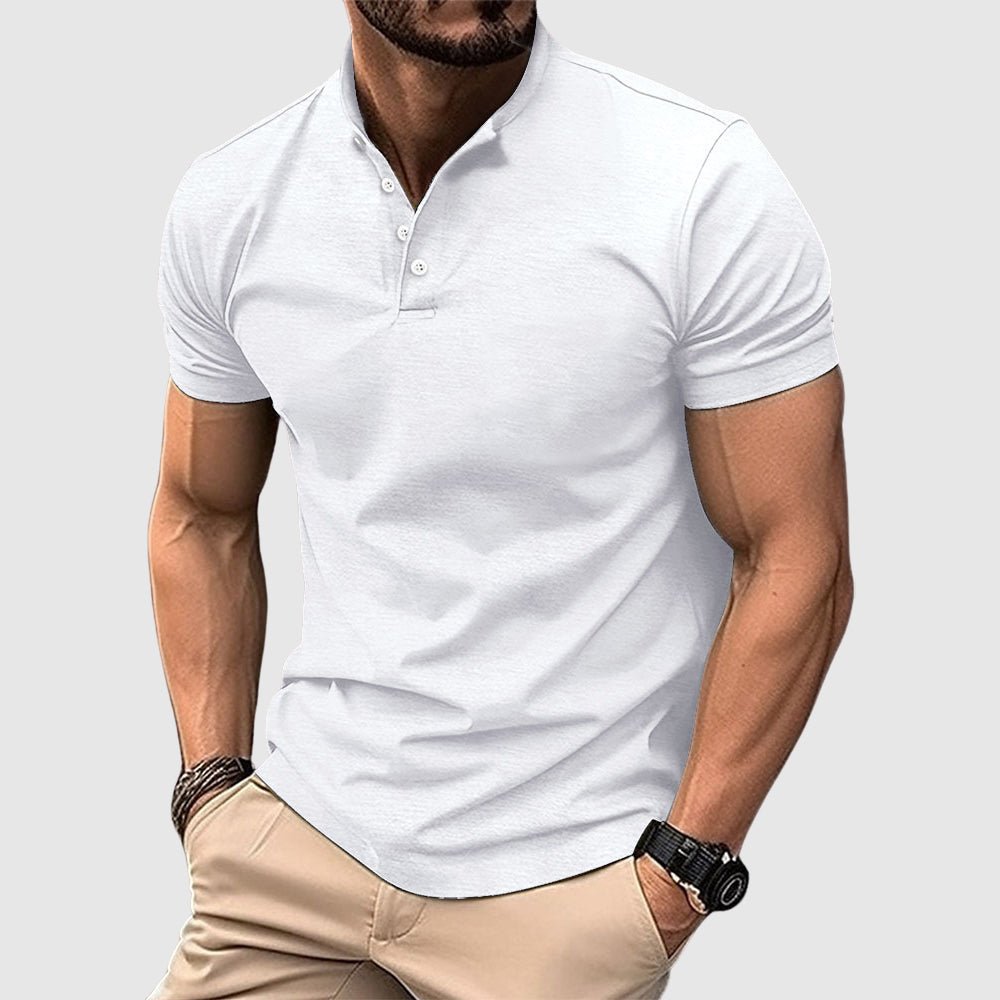 Men's Classic Breathable Polo Shirt-The Yellow Prime