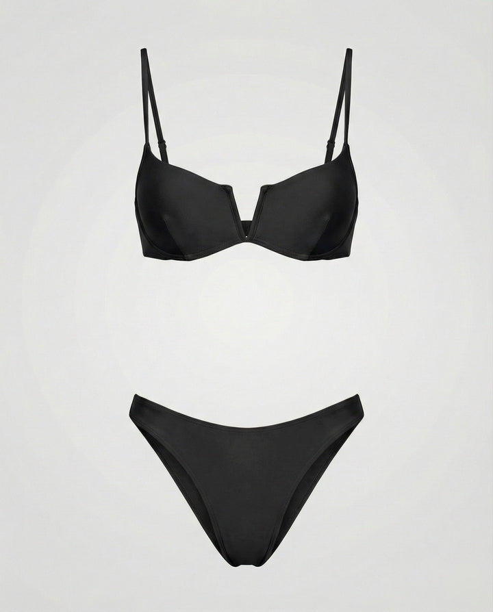 Women's Push-Up Brazilian Style Bikini Set-The Yellow Prime