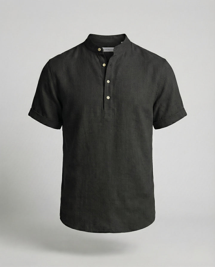 Men's High-Quality Comfortable V-Neck Polo Shirt-The Yellow Prime