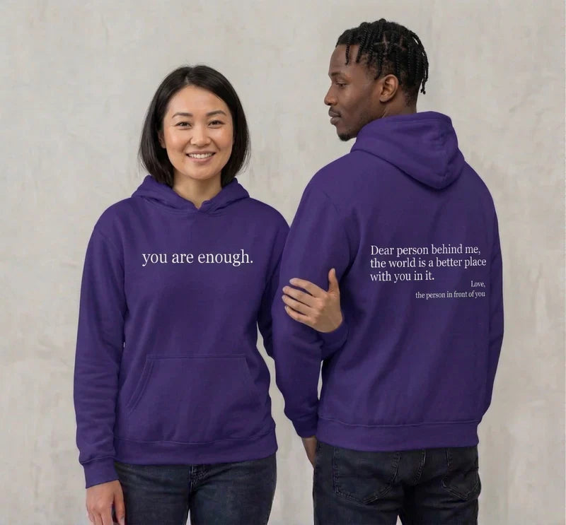 Cozy Unisex Fleece Hoodie with Graphic Print and Front Pocket