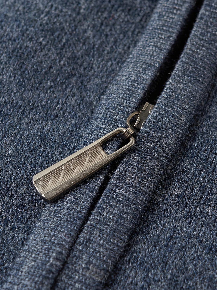 Men's Classic Zip-Neck Sweater