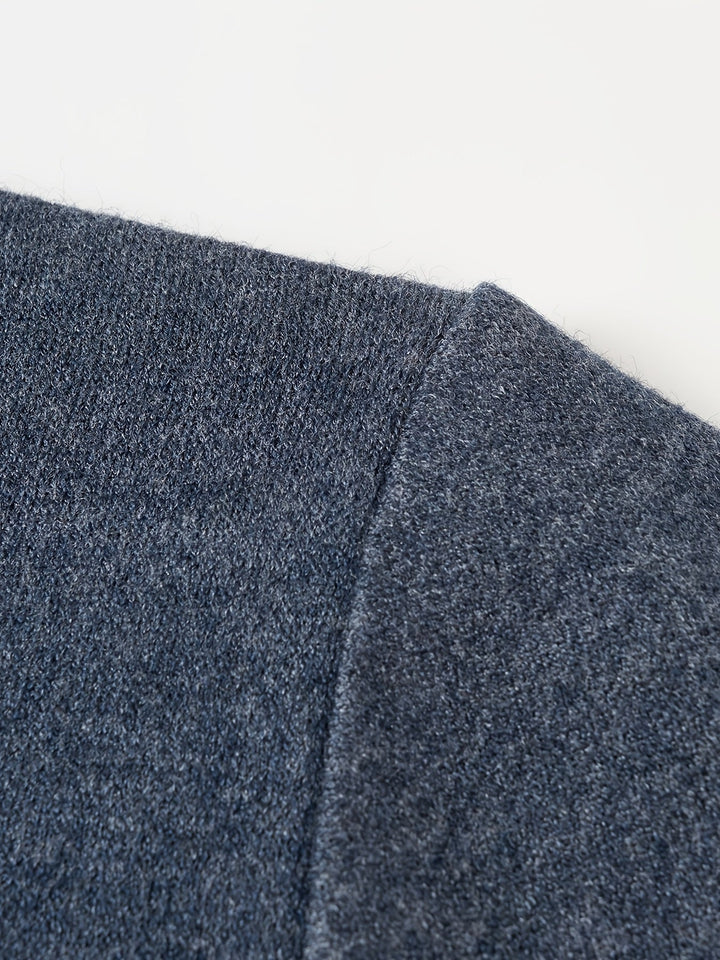 Men's Classic Zip-Neck Sweater