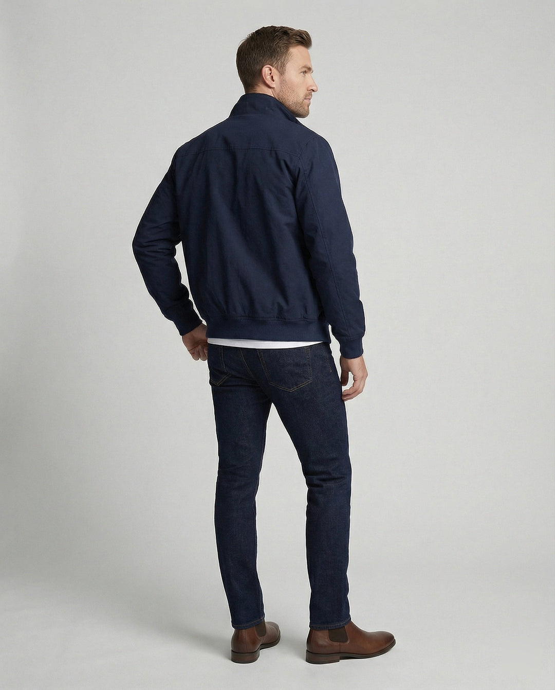 Men's Oversized Zip-Up Casual Coat