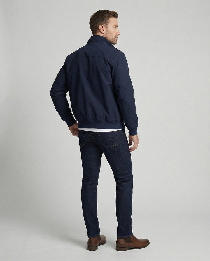 Men's Oversized Zip-Up Casual Coat
