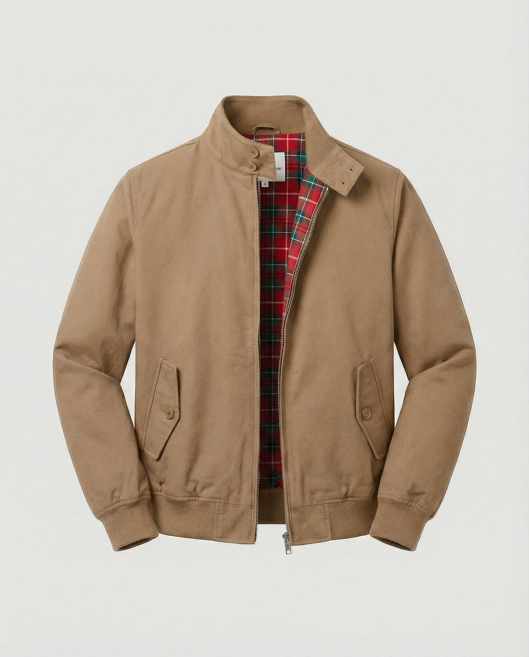 Men's Oversized Zip-Up Casual Coat