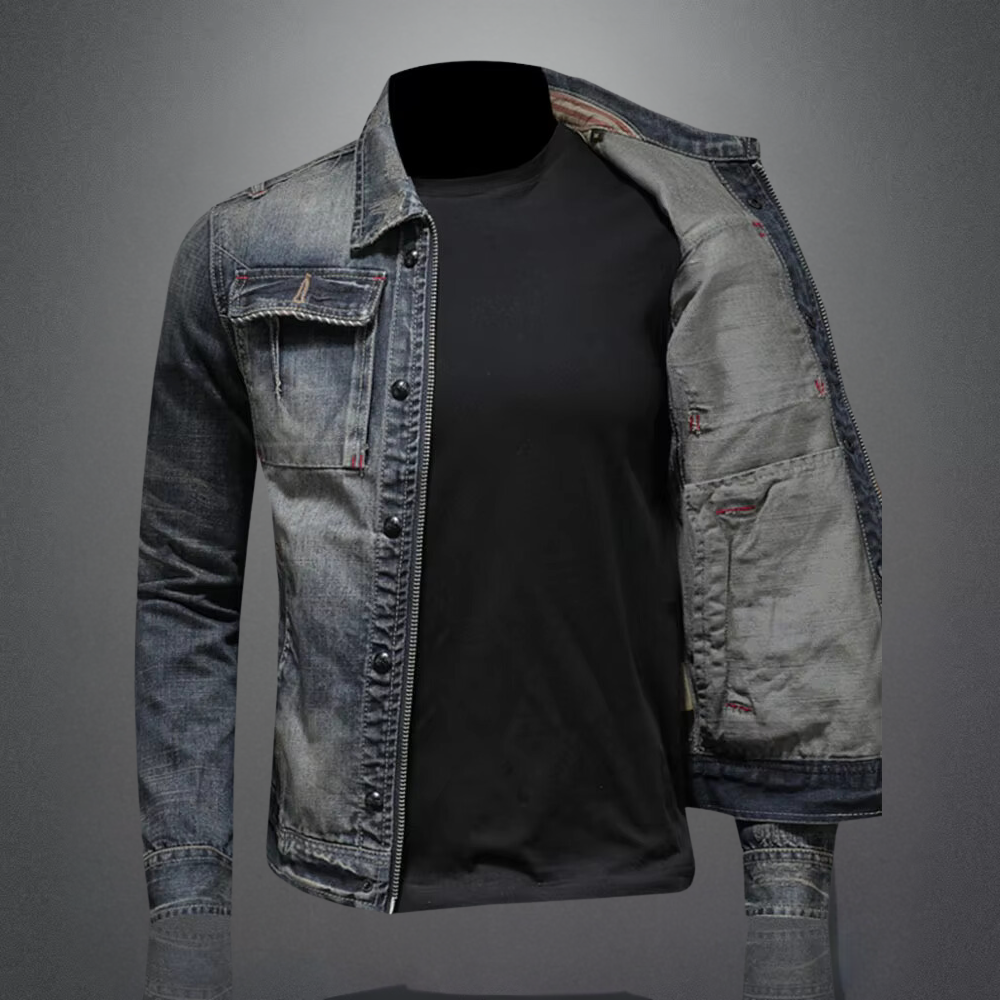 Nathan | Men's Trendy Denim Jacket