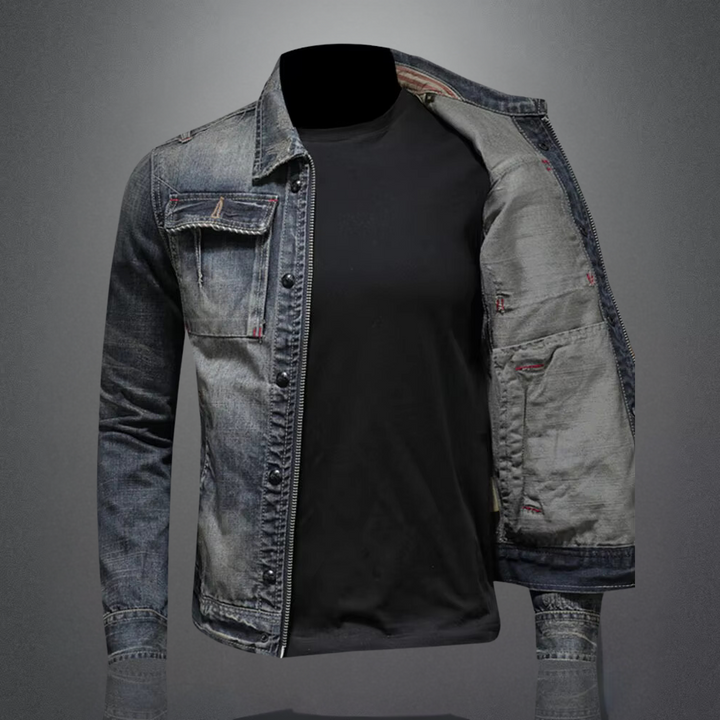 Nathan | Men's Trendy Denim Jacket