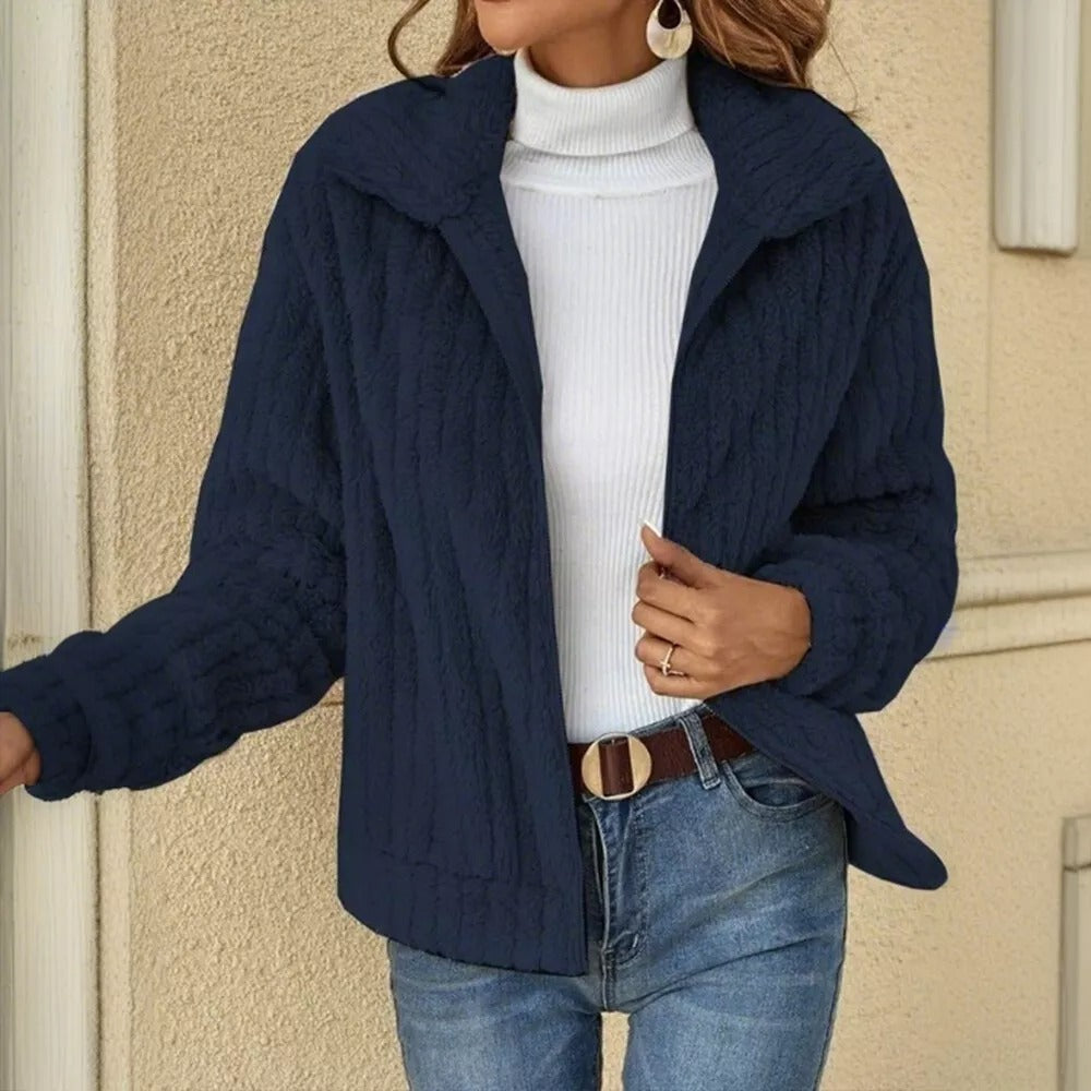 Women's Cozy Plush Winter Sweater-The Yellow Prime
