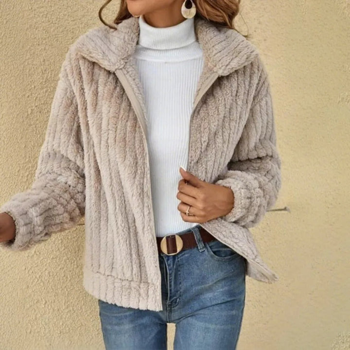 Women's Cozy Plush Winter Sweater-The Yellow Prime