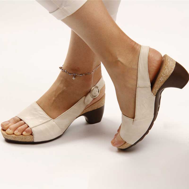 Women's Orthopedic Sandals with Heel for Stylish Comfort and Support-The Yellow Prime