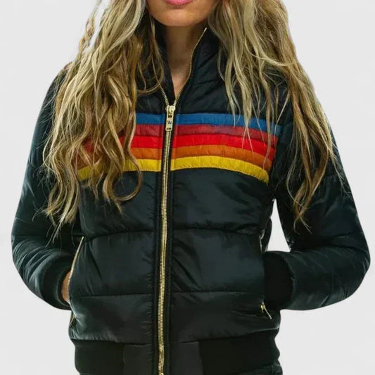 Women's Modern Padded Long Coat – Warm Fall & Winter Essential