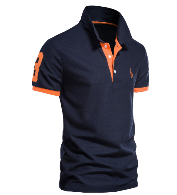 Men's Slim-Fit Casual Polo Shirt-The Yellow Prime