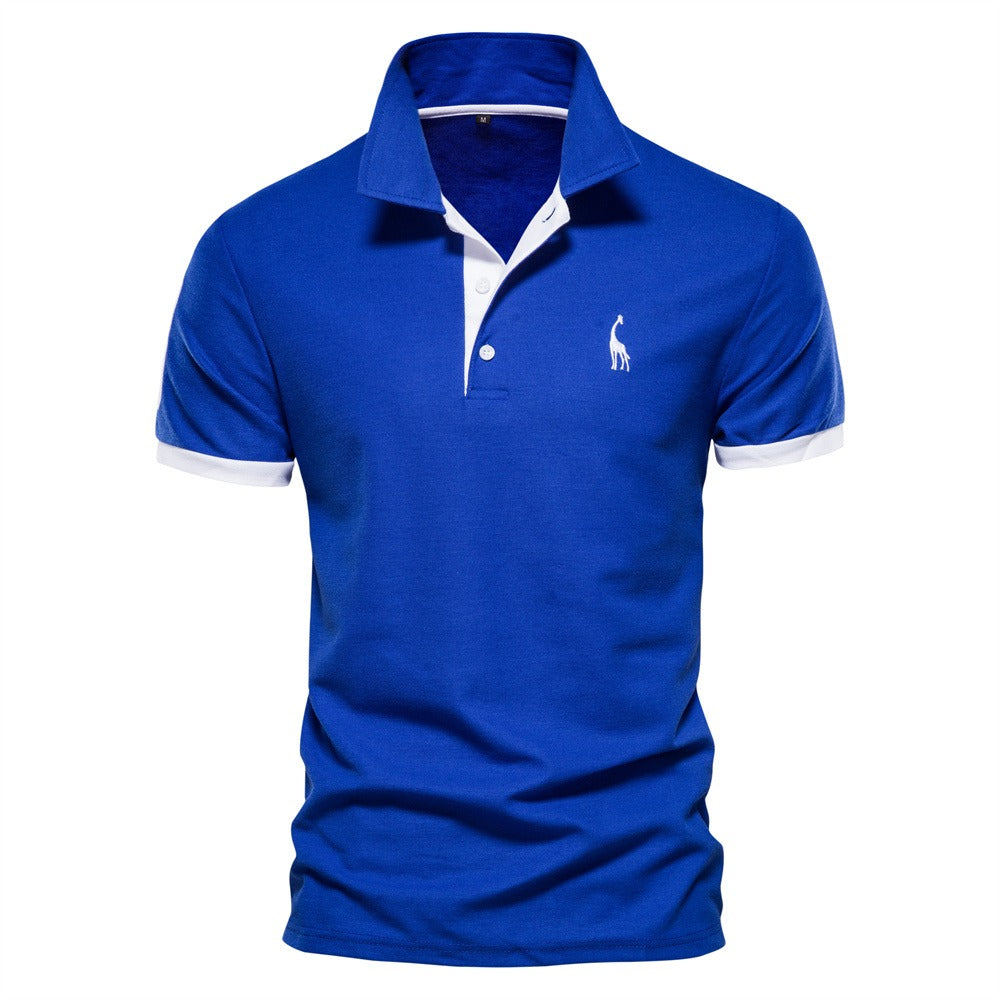 Men's Slim-Fit Casual Polo Shirt-The Yellow Prime
