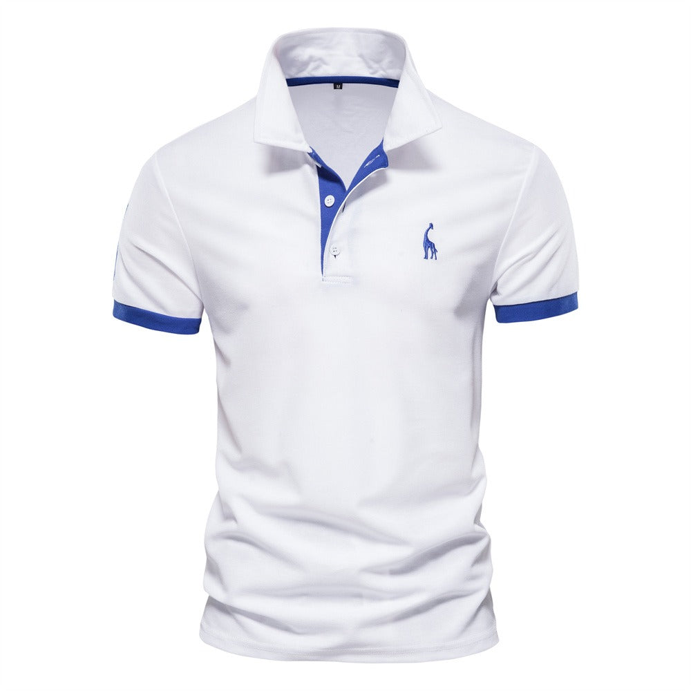 Men's Slim-Fit Casual Polo Shirt-The Yellow Prime