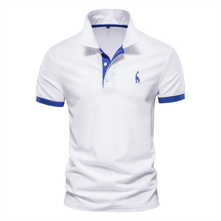 Men's Slim-Fit Casual Polo Shirt-The Yellow Prime