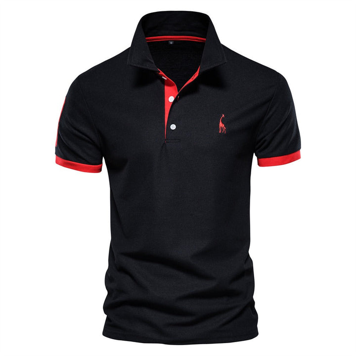 Men's Slim-Fit Casual Polo Shirt-The Yellow Prime