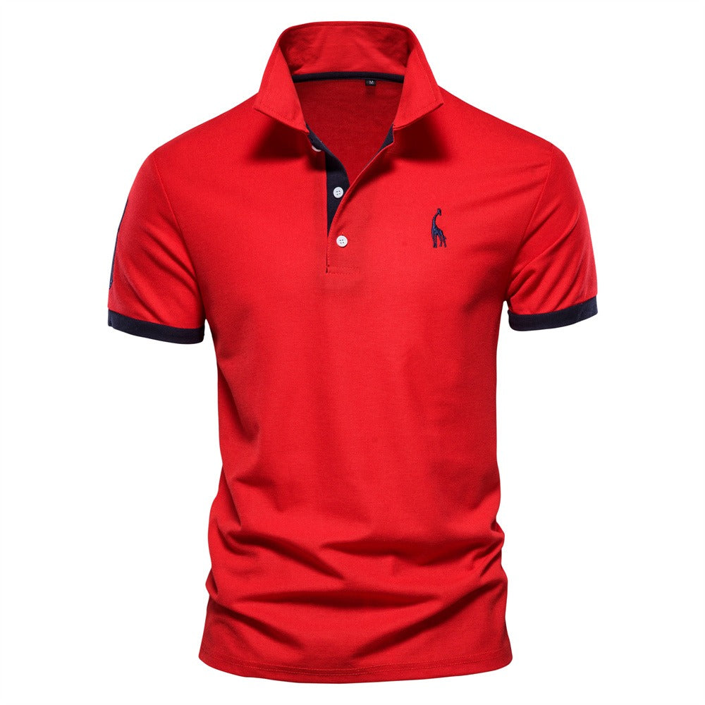 Men's Slim-Fit Casual Polo Shirt-The Yellow Prime