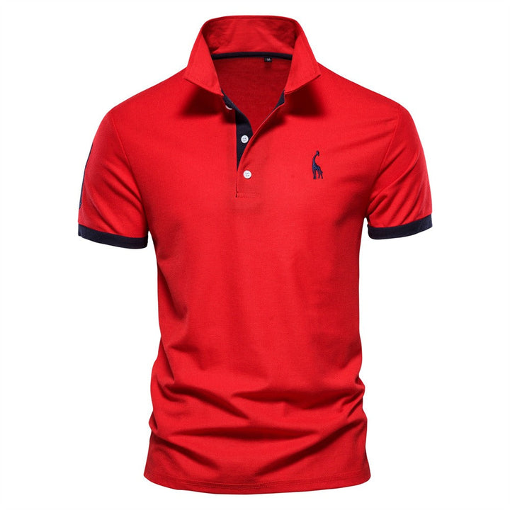 Men's Slim-Fit Casual Polo Shirt-The Yellow Prime