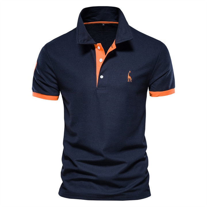 Men's Slim-Fit Casual Polo Shirt-The Yellow Prime