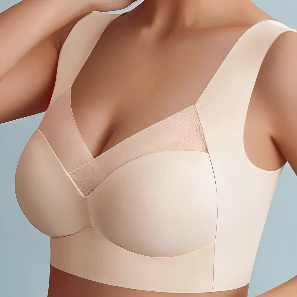Women's Seamless Ergonomic Bra Top for Comfort and Support-The Yellow Prime