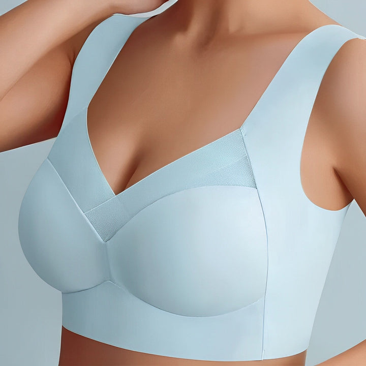 Women's Seamless Ergonomic Bra Top for Comfort and Support-The Yellow Prime