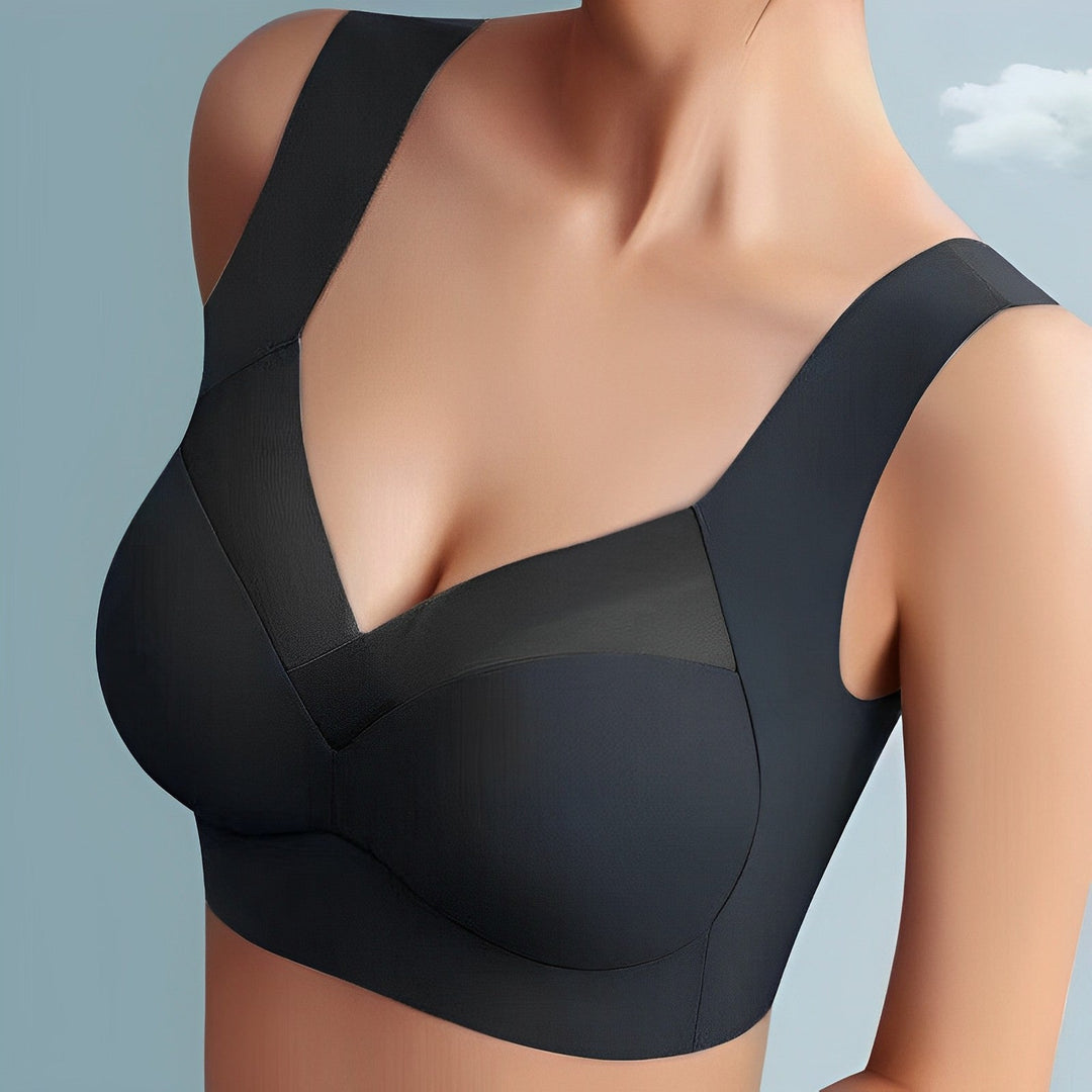 Women's Seamless Ergonomic Bra Top for Comfort and Support-The Yellow Prime
