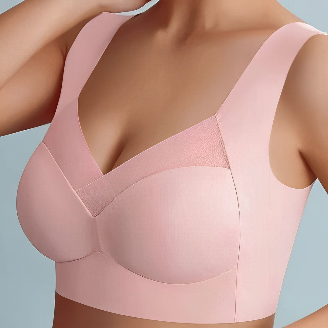 Women's Seamless Ergonomic Bra Top for Comfort and Support-The Yellow Prime