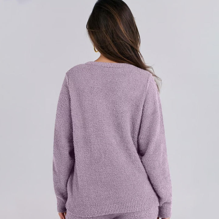 Men's Comfortable Lounge Set with Sweater and Pants