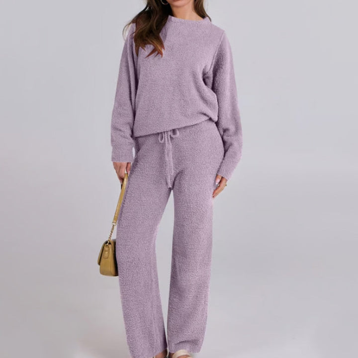 Men's Comfortable Lounge Set with Sweater and Pants
