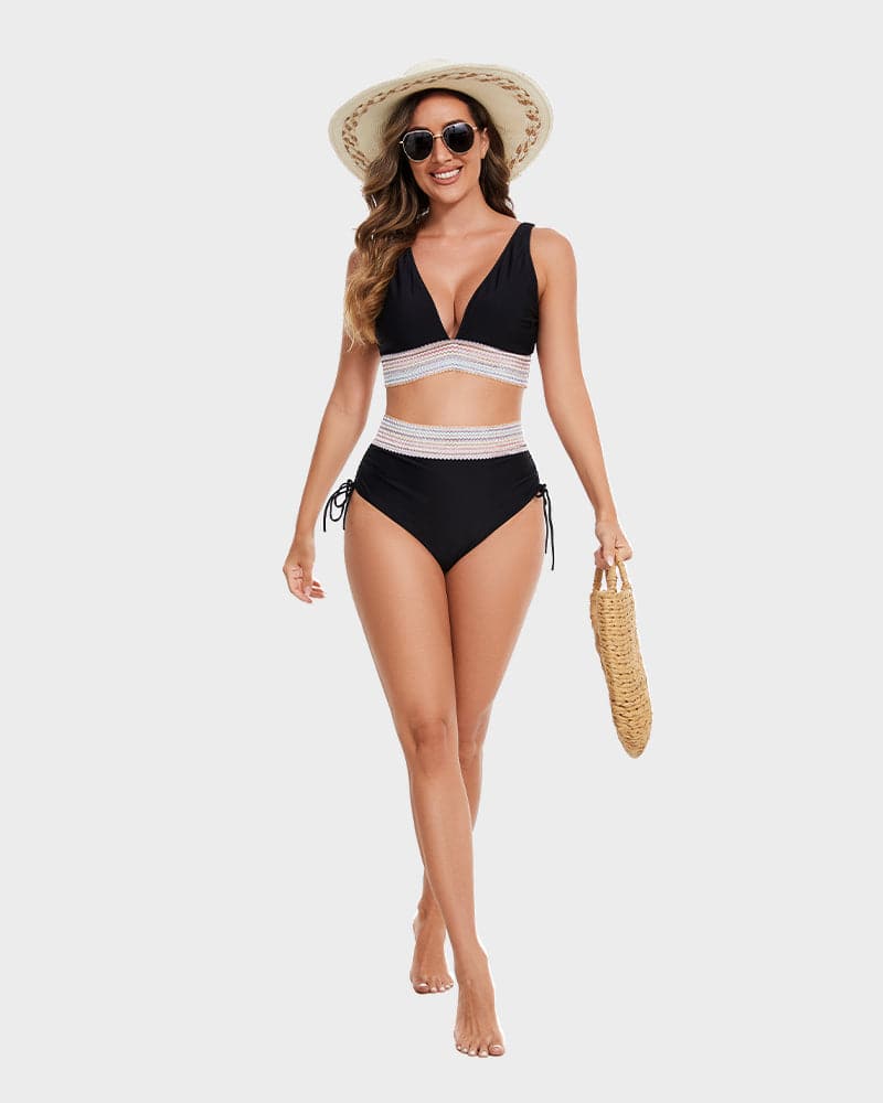 Women's Corrective Swimwear Bikini for Flattering Fit-The Yellow Prime