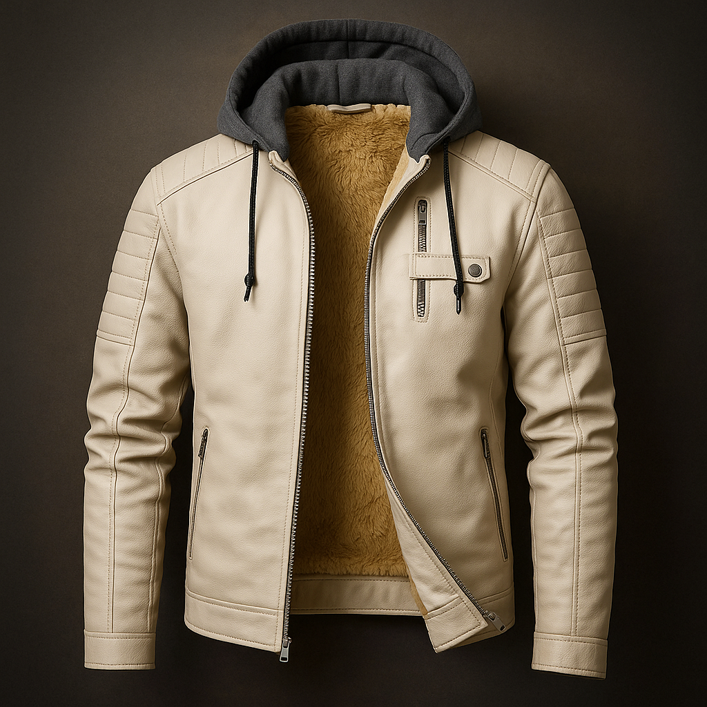 Men's Hooded Wrap Minimalist Coat