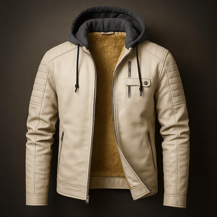 Men's Hooded Wrap Minimalist Coat