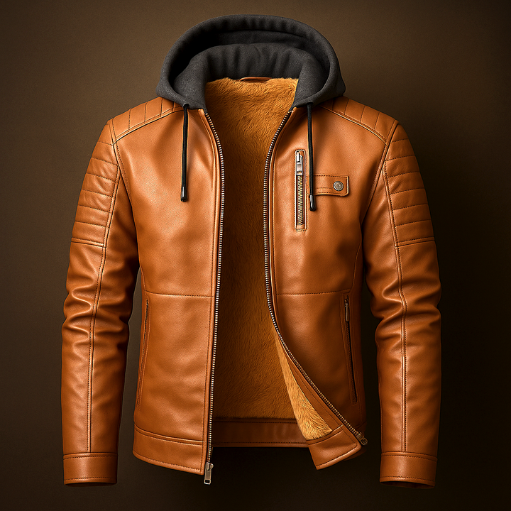 Men's Hooded Wrap Minimalist Coat