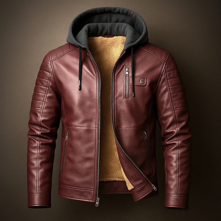 Men's Hooded Wrap Minimalist Coat