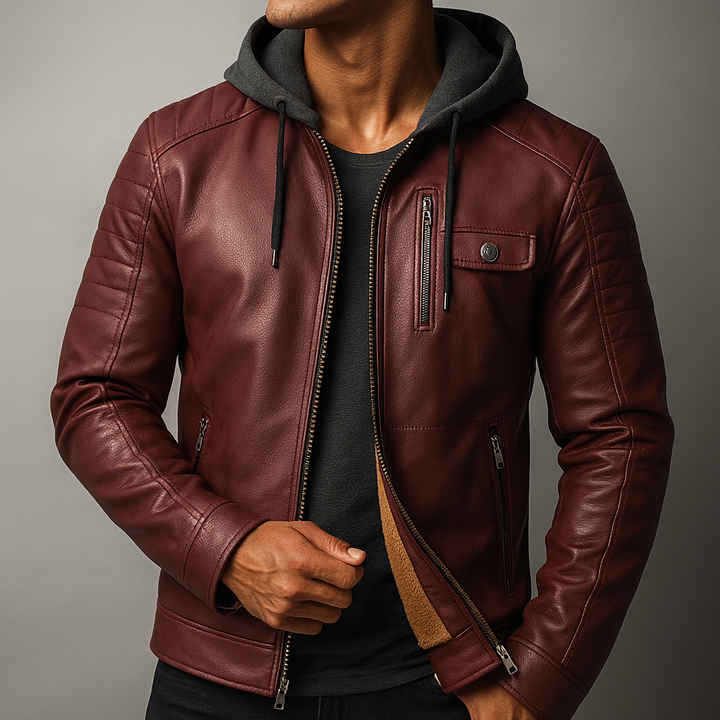 Men's Hooded Wrap Minimalist Coat