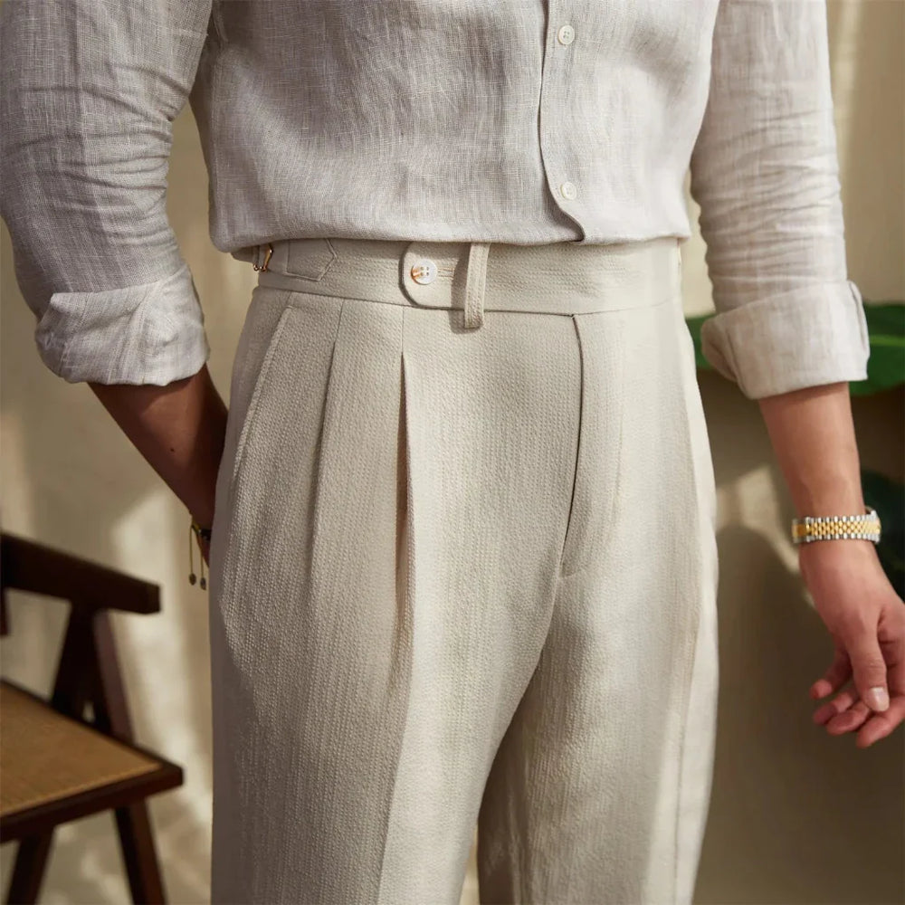 Men's Modern Business Trousers – Sleek Design with Relaxed Fit-The Yellow Prime