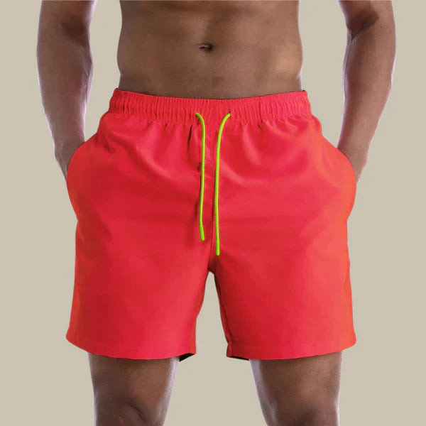 Men's Casual Beach Shorts-The Yellow Prime