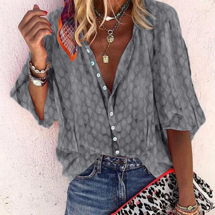 Sophie | Women's Elegant Summer Blouse for Stylish Looks-The Yellow Prime
