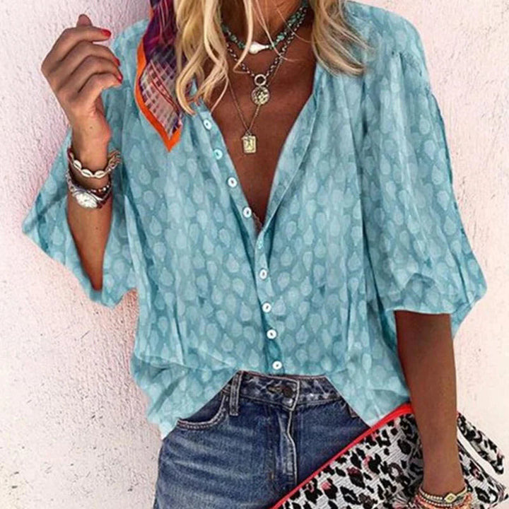 Sophie | Women's Elegant Summer Blouse for Stylish Looks-The Yellow Prime