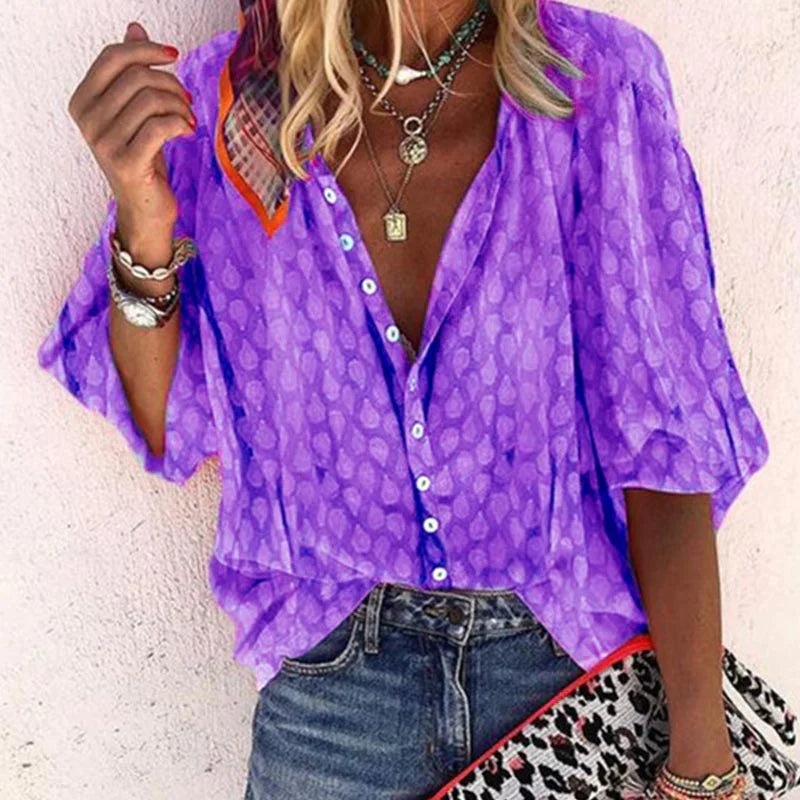 Sophie | Women's Elegant Summer Blouse for Stylish Looks-The Yellow Prime